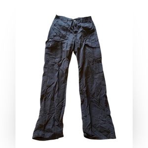 Straight Leg Navy Cargo Pants